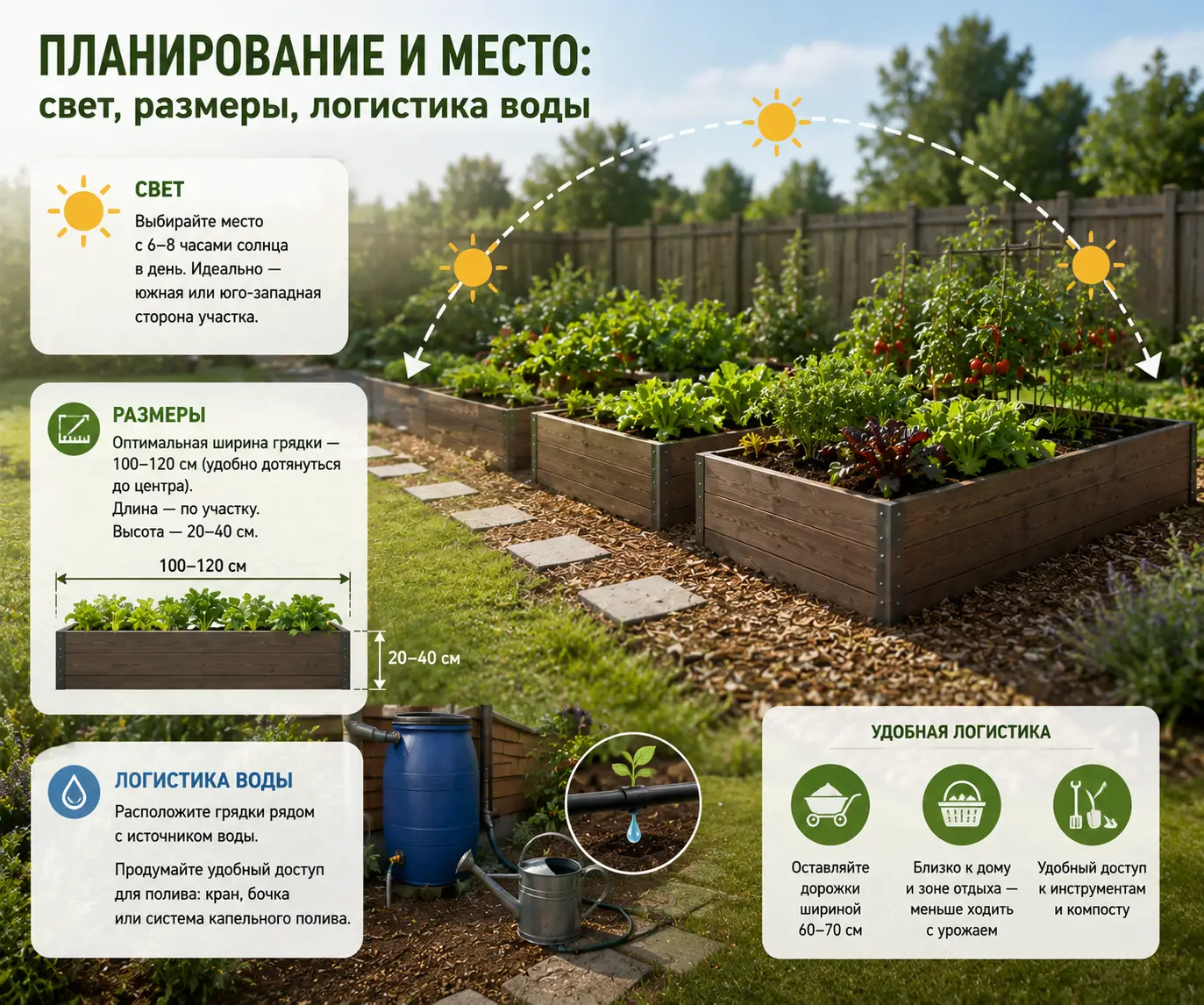 Логистика воды и свет